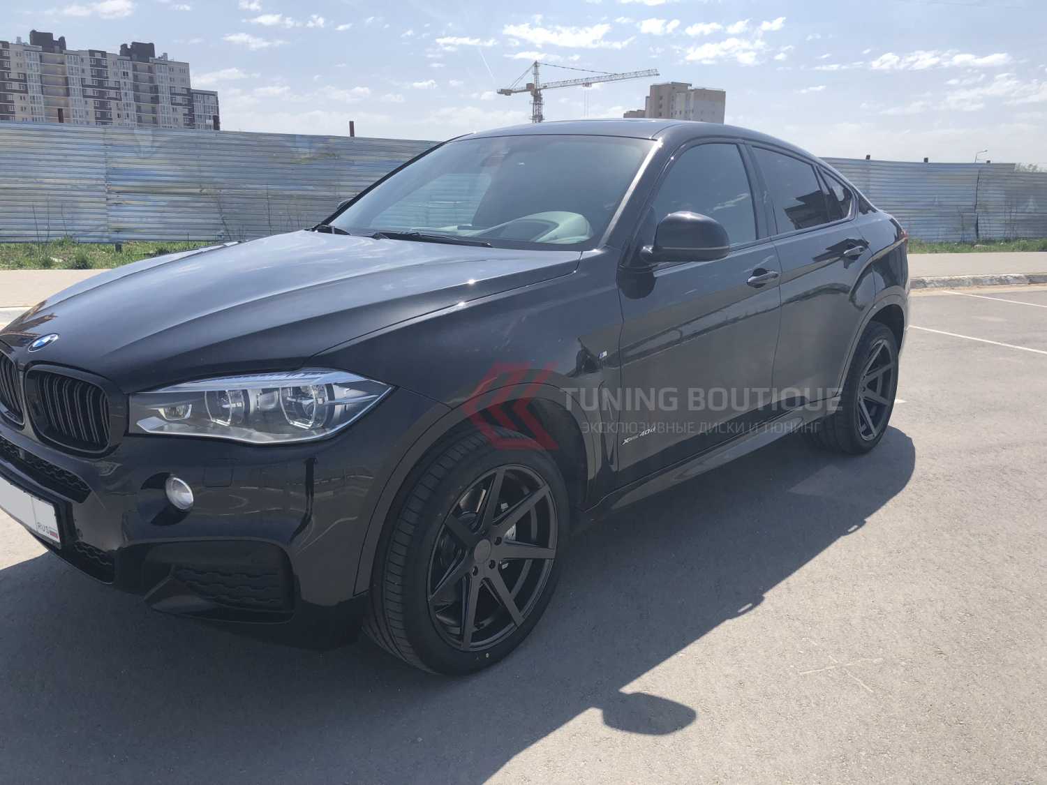 BMW X6 на 20" дисках Rohana RC7 Matte Graphite фото 4